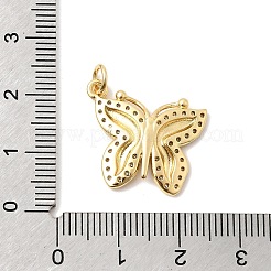 Pendentifs en laiton zircon cubique transparent&nbsp;KK-Z160-09G