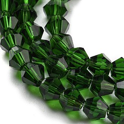 Chapelets de perles en verre transparente  &nbsp;GLAA-F029-4mm-25