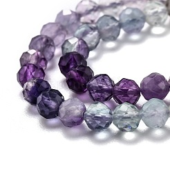 Chapelets de perles en fluorite naturel&nbsp;LS-G-H266-31C