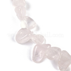 Natürlichen Rosenquarz Nuggets Perlen Stränge&nbsp;G-B125-A09-01