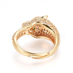 Verstellbare Messing-Fingerringe&nbsp;RJEW-G096-34G
