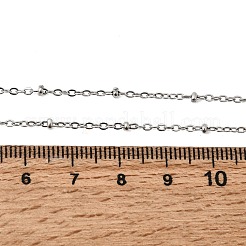 Collane con catene satellitari in acciaio inossidabile 304 da 1.5 mm per donna&nbsp;NJEW-A067-01P