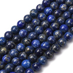 Natürliche Lapislazuli Perlenstränge&nbsp;G-G953-03-6mm