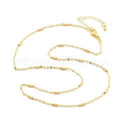 Colliers de chaîne de câble en laiton pour les femmes&nbsp;NJEW-D302-19G
