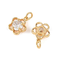 Ciondoli Shegrace in ottone con pavé di zirconi cubici trasparenti&nbsp;XGRQ4N561-720G