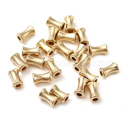 Ccb perline di plastica, colonna, oro, 8x5mm, Foro: 2.3 mm