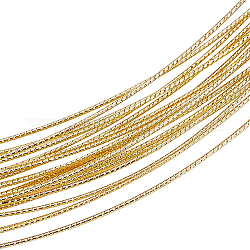 Benecreat 32 Fuß 23 Gauge goldener reiner Kupferdraht, Anlaufbeständiger Kupferdraht für die Herstellung von Perlenringen und anderen Schmuckarbeiten
