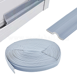 PU-Dichtstreifen für Fenster, Wetterschutz, mit PP-Film, Grau, 31x1~5 mm, 18 m / Rolle