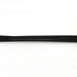 Alambre de cola de tigre, Acero inoxidable recubierto de nylon 201, negro, 20 calibre, 0.8mm, aproximadamente 1640.41 pie (500 m) / 1000g
