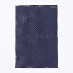 Fogli di stoffa a punto croce da 11 ct, tessuto del ricamo del panno, per realizzare indumenti artigianali, blu notte, 15x10x0.07cm