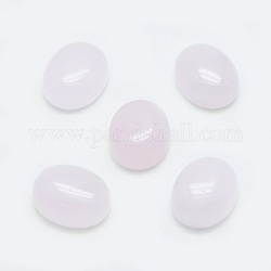 Cabochons de quartz rose naturel, ovale, 10x8x4mm
