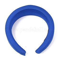 Polyesterschwamm dicke Haarbänder, für Frauen Lünette Haarschmuck, königsblau, 15~40 mm, Innendurchmesser: 145x120 mm
