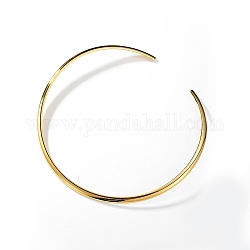 Колье-чокер из нержавеющей стали, жесткие ожерелья, золотые, 15.75 дюйм (40 см)