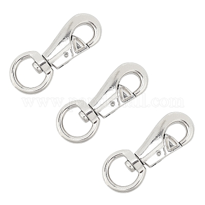 3pcs/pack Keychain Lobster Claw Clasp, Swivel Clasps, Trigger Snap