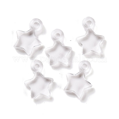 Pendentifs en acrylique transparent &nbsp;OACR-M011-10-1