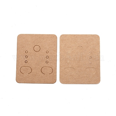 Papier Ohrring Display-Karten&nbsp;CDIS-WH0021-027C-1