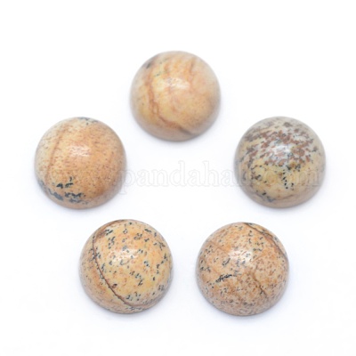 Cabochon di diaspro dell'immagine naturale&nbsp;G-E492-H-04-1