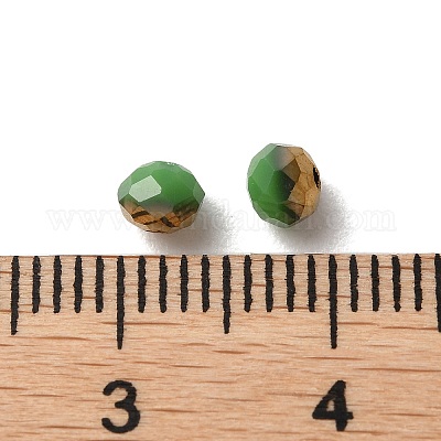 Perles en verre electroplate&nbsp;EGLA-I016-04C-1