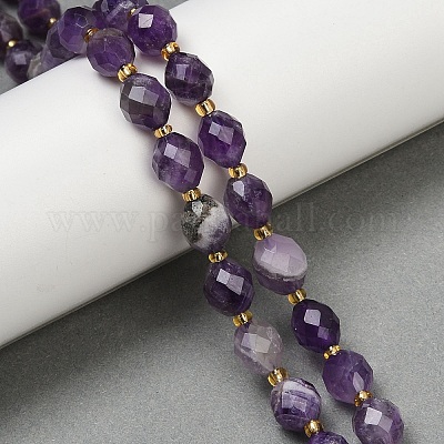 Natürlichen Amethyst Perlen Stränge&nbsp;G-N342-149G-1