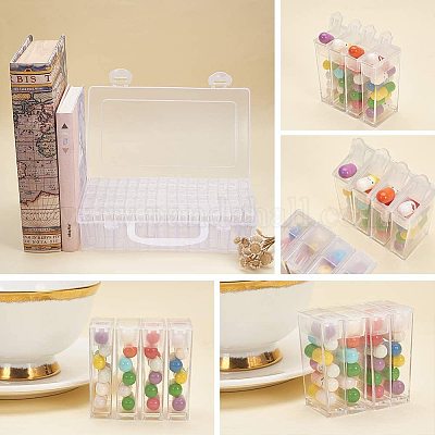64 Grids Diamond Embroidery Box, Diamond Painting Storage Box, Bead  Organizer Case, Nail Art Storage Container