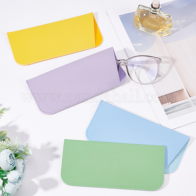 Shop NBEADS 6 Pcs Portable Leather Glasses Case for Jewelry Making -  PandaHall Selected