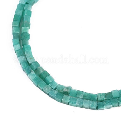 Chapelets de perles en amazonite naturelle&nbsp;G-B129-A08-01-1