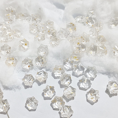 Perles en verre transparentes&nbsp;GLAA-B007-01G-1