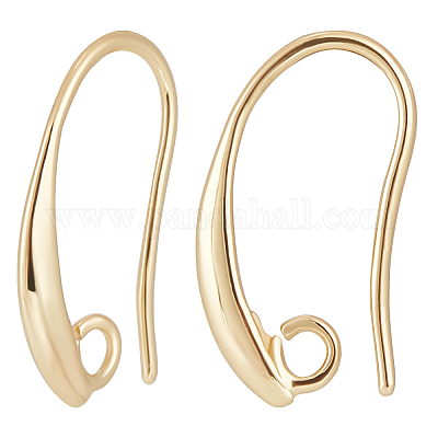 3 Types 14k Gold Plated Brass Metal Earring Hooks DIY Jewelry Accessories  Earring Making Supplies Material Ear Hook Wholesale