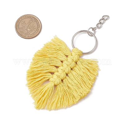 Portachiavi con fili di cotone&nbsp;KEYC-JKC01110-1