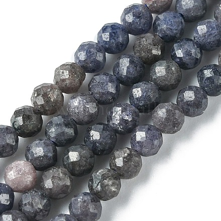 Chapelets de perles en saphir naturel G-F748-M01-02-1