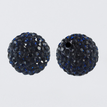Perles de boule pavé disco  X-RB-A130-10mm-7-1