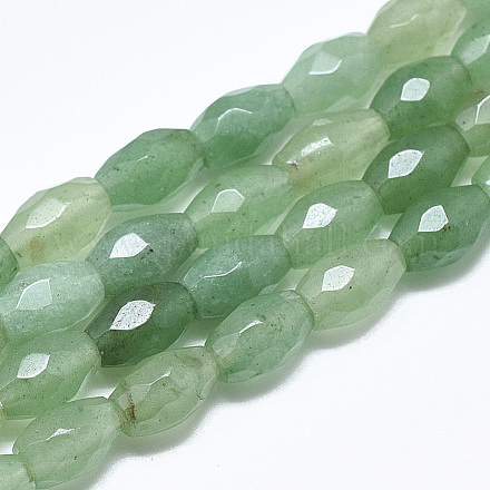 Chapelets de perles en aventurine vert naturel G-S357-A05-1