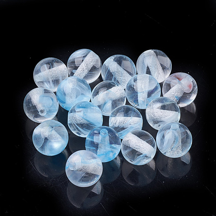 Perle di cellulosa acetato (resina) KY-Q048-8mm-8018-1
