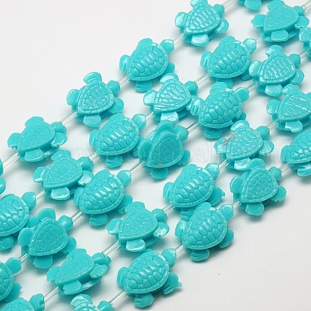 Synthetic Coral Beads Strands CORA-L020-D-07-1