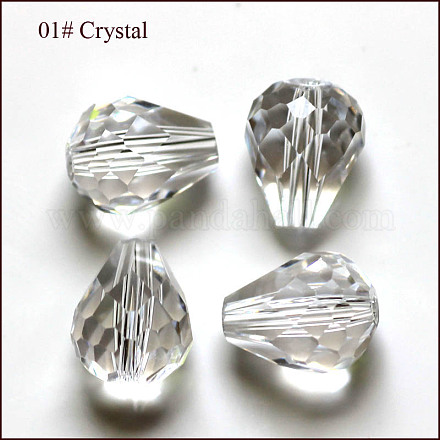 Imitation Austrian Crystal Beads SWAR-F062-12x10mm-01-1
