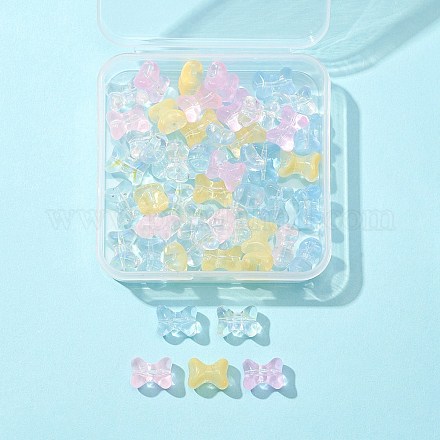 50 pezzo di perle di vetro trasparente elettrolitico EGLA-FS0001-34-1