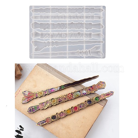Stampi in silicone per bacchette magiche fai da te DIY-F087-01-1