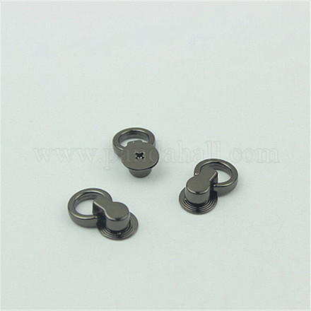 Boucles de clip latérales en alliage de zinc fermoir de connecteur de rivet d'ongle PURS-PW0001-125B-1