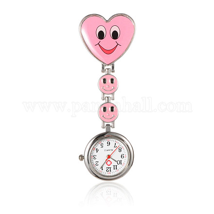 Alloy Heart Nurse Table Pocket Watches WACH-N007-02A-1