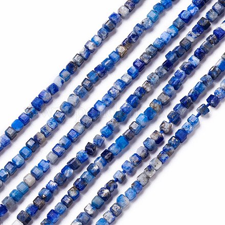 Chapelets de perles en lapis-lazuli naturel G-L581C-001-1