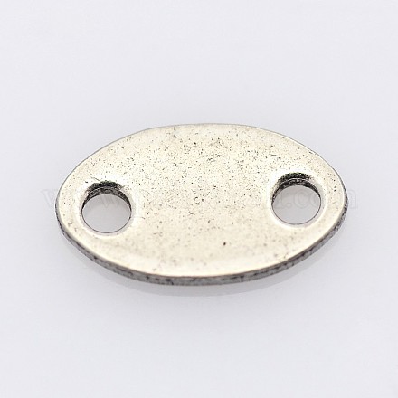201 Stainless Steel Oval Chain Tabs STAS-E064-02-1