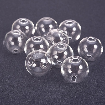 Perles de globe en verre soufflé faites à la main BLOW-PH0001-04-1