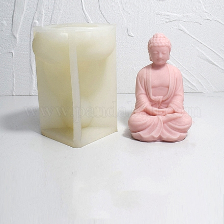 Moules en silicone pour bougie de Bouddha DIY-L072-017A-1