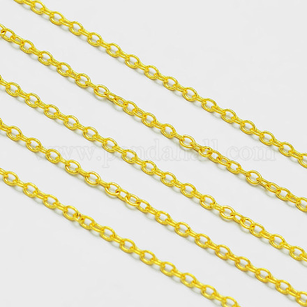 Eco-Friendly Brass Cable Chains CHC-I011-G-NF-1