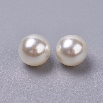 ABS Plastic Imitation Pearl Beads OACR-TAC0001-01G-1