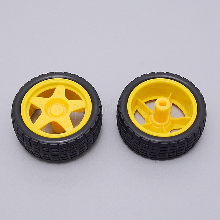 Accesorios del juguete del robot de la rueda del pvc FIND-WH0062-15-1