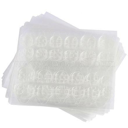 Pestañas adhesivas de doble cara de resina adhesivo falso de pegamento para uñas MRMJ-Q072-91-1