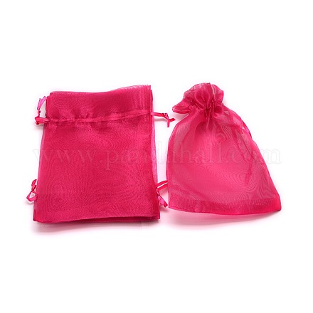 Pure Colour Rectangle Organza Bags OP-L005-15-1
