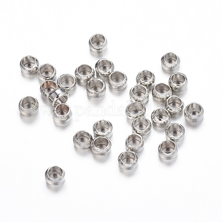 真鍮製つぶし玉カシメ玉  ロンデル  プラチナ  直径約2.5mm  穴：1.2mm  約900個/20g X-J0JMN062-1