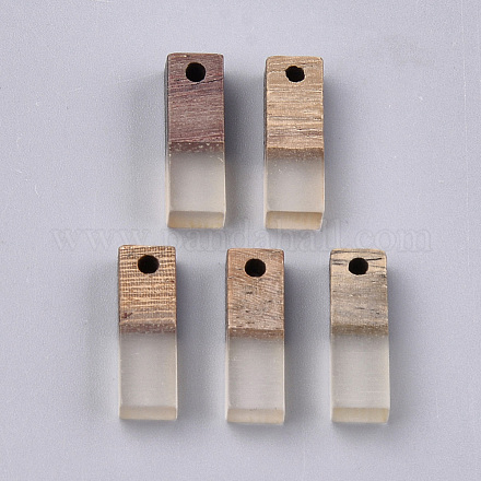 Colgantes de resina y madera de nogal RESI-S358-19C-1